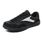Women's Outdoor Wide-Toe Suede & Mesh Sneakers – Retro-Style Casual Walking Shoes