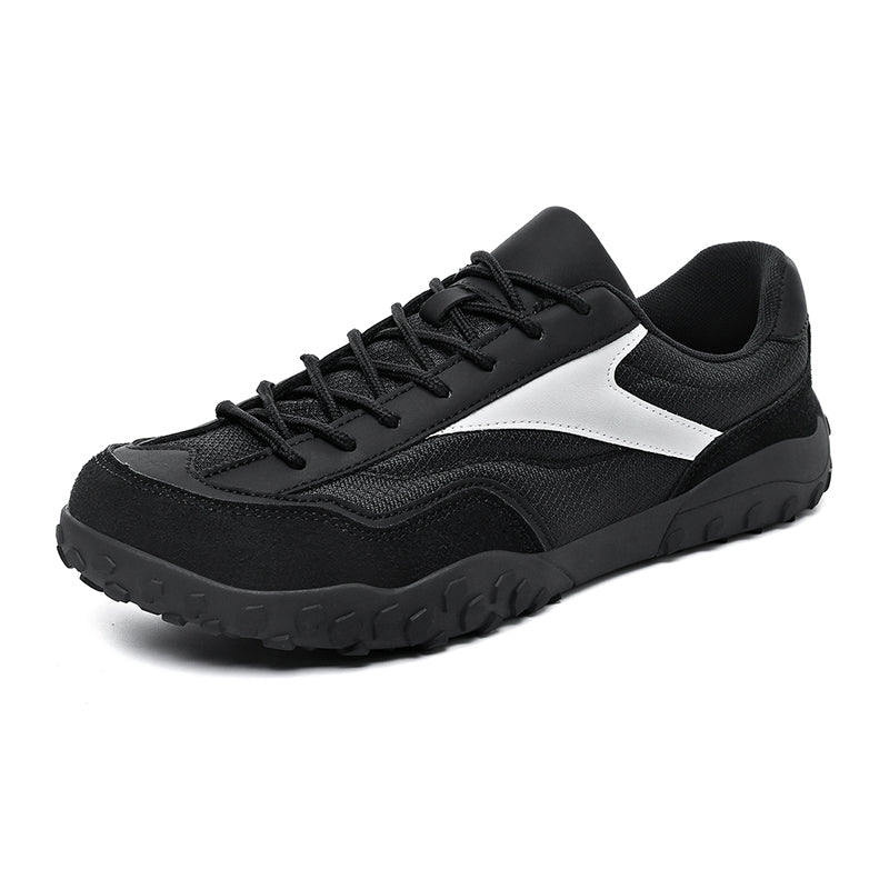 Women's Outdoor Wide-Toe Suede & Mesh Sneakers – Retro-Style Casual Walking Shoes