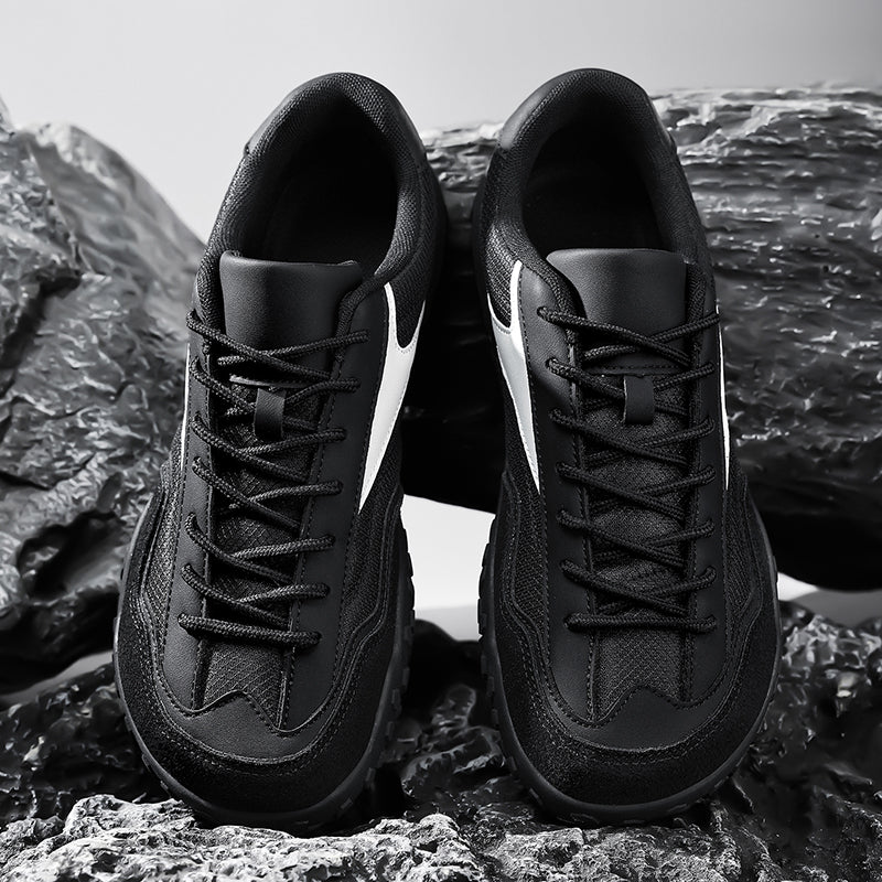 Women's Outdoor Wide-Toe Suede & Mesh Sneakers – Retro-Style Casual Walking Shoes
