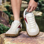 Women's Outdoor Wide-Toe Suede & Mesh Sneakers – Retro-Style Casual Walking Shoes