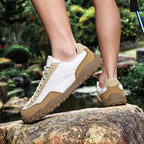 Women's Outdoor Wide-Toe Suede & Mesh Sneakers – Retro-Style Casual Walking Shoes