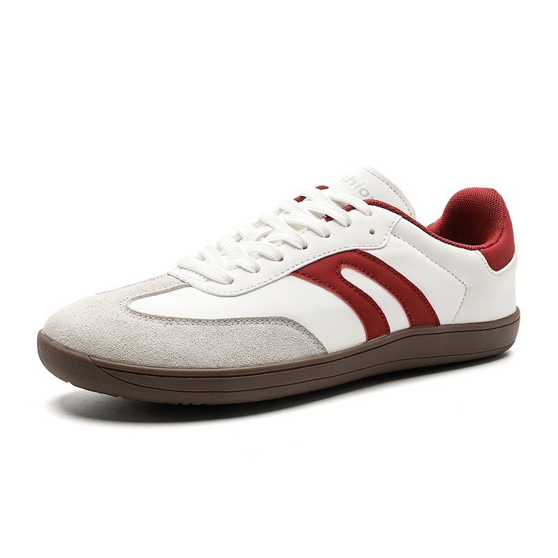 Women's Wide-Toe German Army-Style Sneakers – Retro Suede and Leather Casual Walking Shoes