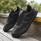 Women's Classic Retro Wide-Toe Sneakers – Breathable Mesh Minimalist Barefoot-Feel Shoes
