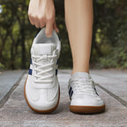 Women's Classic Retro Wide-Toe Sneakers – Breathable Mesh Minimalist Barefoot-Feel Shoes