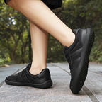 Women's Classic Retro Wide-Toe Sneakers – Breathable Mesh Minimalist Barefoot-Feel Shoes