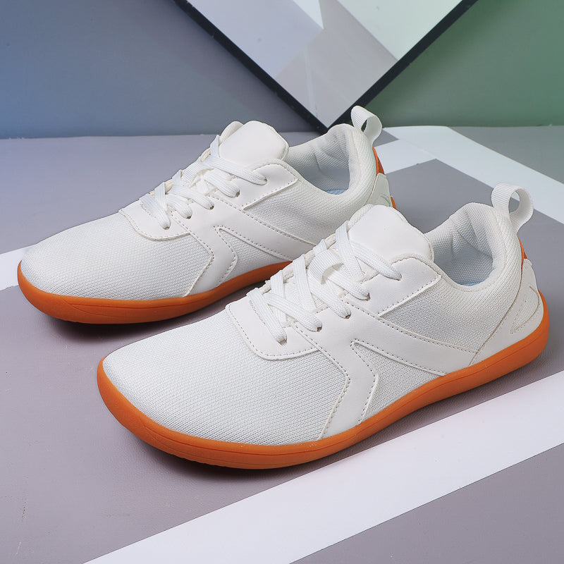 Women's Fitness Wide-Toe Barefoot Shoes – Breathable Mesh Minimalist Zero-Drop Sneakers
