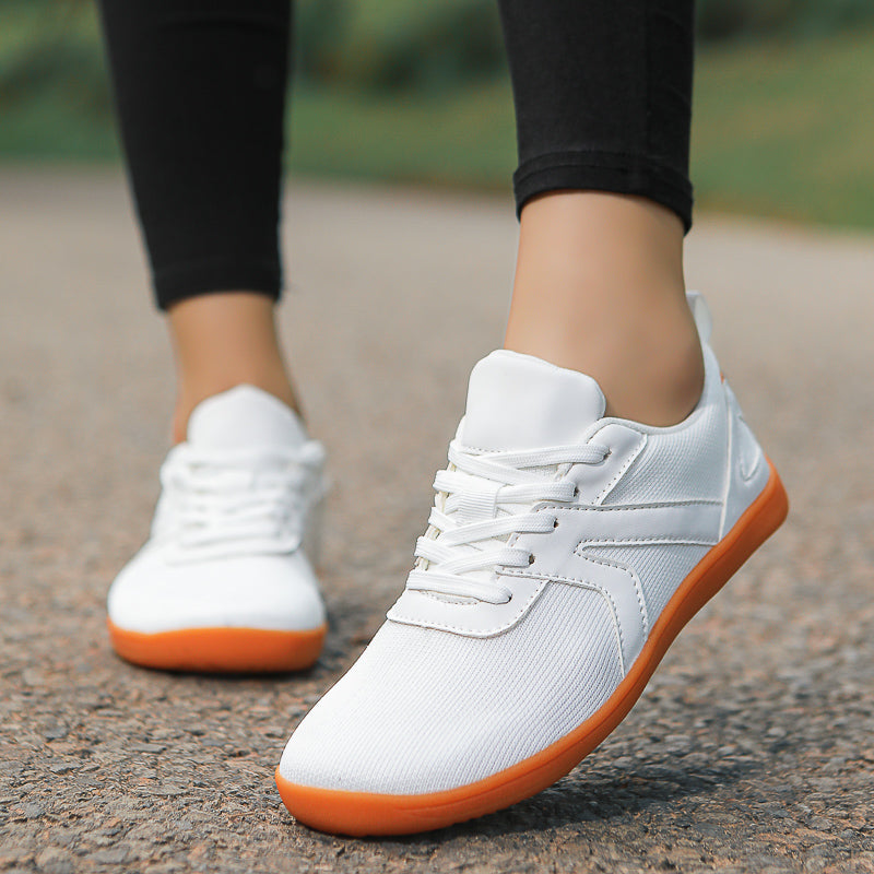 Women's Fitness Wide-Toe Barefoot Shoes – Breathable Mesh Minimalist Zero-Drop Sneakers