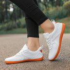 Women's Fitness Wide-Toe Barefoot Shoes – Breathable Mesh Minimalist Zero-Drop Sneakers