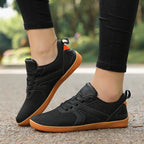 Women's Fitness Wide-Toe Barefoot Shoes – Breathable Mesh Minimalist Zero-Drop Sneakers
