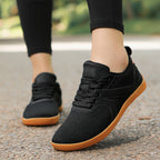 Women's Fitness Wide-Toe Barefoot Shoes – Breathable Mesh Minimalist Zero-Drop Sneakers