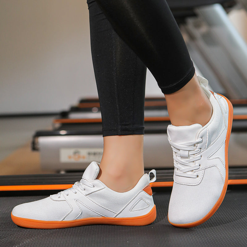 Women's Fitness Wide-Toe Barefoot Shoes – Breathable Mesh Minimalist Zero-Drop Sneakers